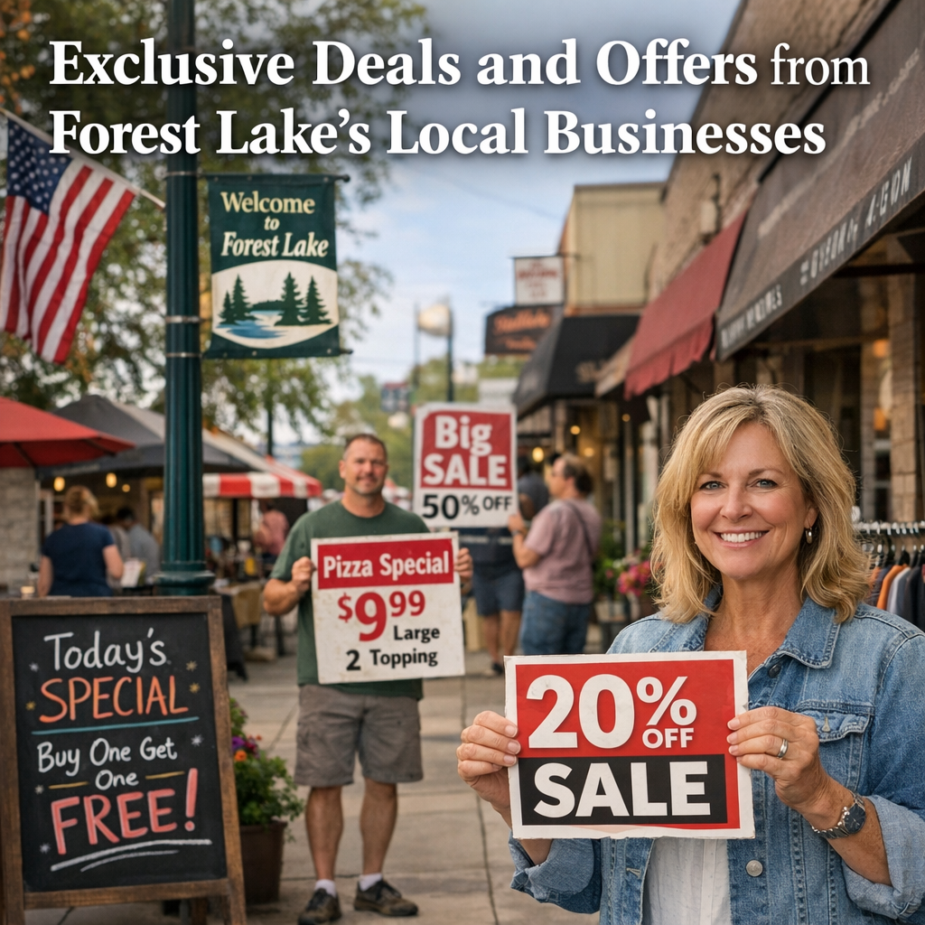 Exclusive Deals and Offers from Forest Lake’s Local Businesses