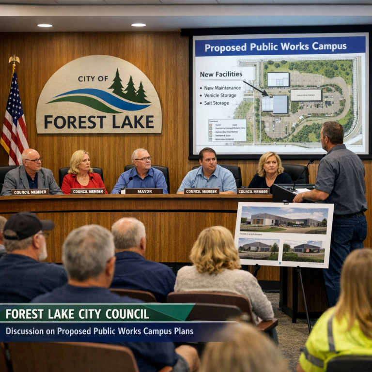 Forest Lake Advances Public Works Campus Plans with Proposed Sales Tax